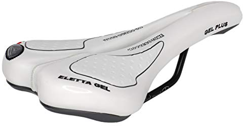 Montegrappa Sattel für Rennrad MTB Trekking Unisex Modell SM Eletta Gel 1150 Made in Italy Farbe Weiß