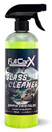 AutoFullCar – Glass Cleaner 750ml Limpiacristales Coche Profesional, Desengrasante, Antivaho, Brillo Duradero, Secado Rápido, Detailing Cristales Parabrisas Espejos