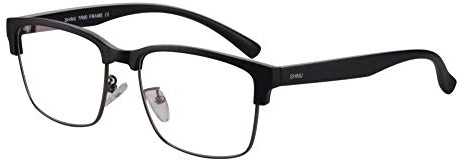 SHINU Progressiv Mehrere Fokus Lesebrille Herren TR90 Rahmen Multifokal Leser Multi Fokus Nein Linie Brille-HJF018(C20,oben 1.75 Nieder 3.50)