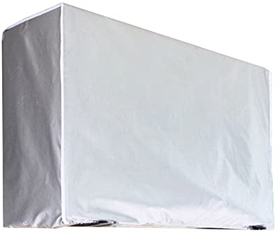 Funda para Aire Acondicionado, Cubierta de Aire Acondicionado Exterior Impermeable, Prueba de Viento, Prueba de Lluvia Anti-Polvo Protector Solar Cubierta de Aire Acondicionado Protectores