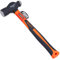 WEDO Ball Pein Hammer with Fiberglass Handles, 2lb Ball Peen Hammer with Plastic Non-Slip Coating Handle, High Carbon Steel, Die-Forged, Strong Torque,Length 340mm