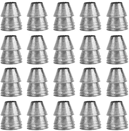 20 Stück Sicherheits-Rundgriffkeile, Griffspaltkeil Axt Hand Metallkeil Rundstahlkeil für Axt Klauenhammerschlitten(Durchmesser 8 mm)