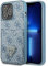Guess GUHCP13LP4TPB Hülle für iPhone 13 Pro / 13 6,1 blau/Blue hardcase 4G Triangle Logo Cardslot