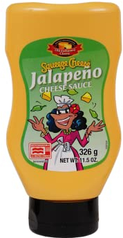 Old Fashioned Foods Jalapeno Squeeze Cheese, microwaveable, Jalapeno Käsesauce, 326g