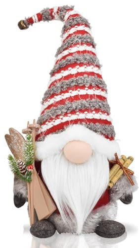 EKARSEN Handgemachte Wichtel Gnom süße Skandinavische Tomte Weihnachtsdeko Puppen für Weihnachten Neujahr Ostern Valentinstag Spielzeug Geschenk für Kinder