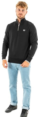 Maglione a mezza zip da uomo Fred Perry