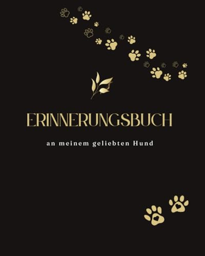 Erinnerungsbuch Hund - Hundealbum zum Ausfüllen - Fotobuch mit Fragen zum beantworten - DIY