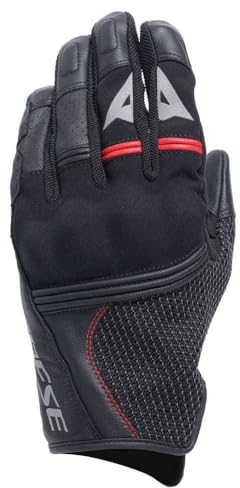 Dainese - Namib Gloves, Sommer Motorradhandschuhe, mit elastischem und belüftetem Stoff, Touchscreen, Mann, Schwarz/Schwarz, S