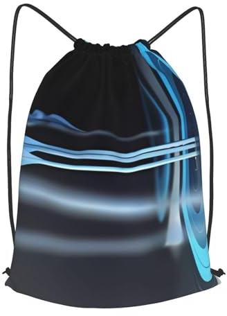 DEHIWI Darts Pfeile Kordelzug Tasche Wasserdicht Große Kordelzug Turnbeutel Sport Rucksack String Schwimmtasche Trainer Tasche Reisetasche Für Frauen Männer, Schwarz , M