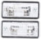 Rankomu Pair of License Plate Light 8E0807430A 8E0807430B Fit for A3 A4 A5 A6 C6 A8 D3 Q7 RS4