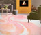 Benutzerdefinierte Selbstklebende Boden Wandtapete 3D-Rosa-Mix, 150 x 105 cm Bodenfliesen Aufkleber Wohnzimmer Studie Pvc Wasserdicht Tragen 3D Bodenbelag Tapete