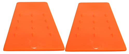 Akozon 2 Stück Kunststoff-Fällung, Schneidkeile, Kette, Holzkeil, Baumsäge, Zubehör, Holzfäller-Werkzeuge, Baumfällung