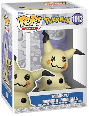 Funko Pop! Games: Pokemon - Mimikyu - Figura in Vinile da Collezione - Idea Regalo - Merchandising Ufficiale - Giocattoli per Bambini e Adulti - Video Games Fans - Figura per i Collezionisti