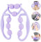 Taozoey Rouleau de Massage Musculaire des Jambes, Rouleau de Massage Anti-Cellulite 360 °, Rouleaus de Massages des Jambes, Rouleaus de Massages 360, Soulage la Fatigue (Violet9)