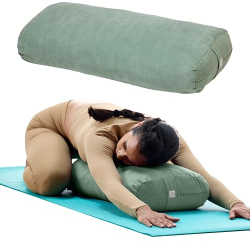Gaiam Yoga Bolster Rectangular Meditation Pillow