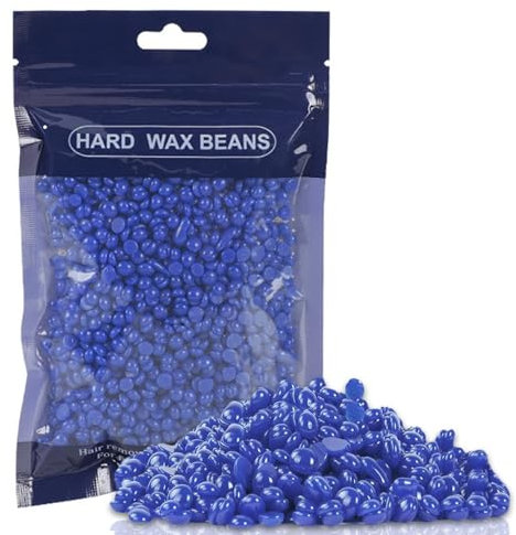 100 g Warmwachs Perlen,Enthaarungswachs,Wachs Haarentfernung,Nasenhaar Wachs,Wachsperlen Haarentfernung,Waxing Perlen,Wax Perlen,Wachs Heisswachs,Wachsperlen Enthaarung für Mann Frau-Blau
