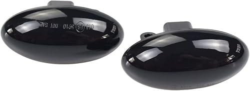 WLLLLa Voiture Clignotant Rétroviseur pour Peugeot 307 2000-2009,d'indicateur de Miroir d'aile étanche Clignotant lentille Ampoule,B