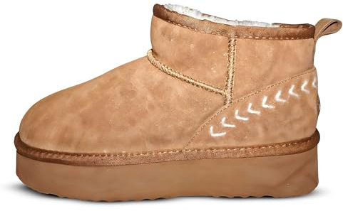 BIOSOFT Comfort & Easy Walk Boot Plateau chestnut 39