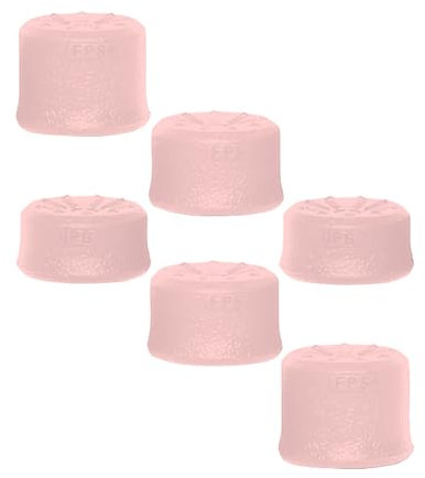 6PCS Gamepad Thumb stick Joystick Grip Caps Higher Stick Cover per PS5 Pro/PS5 slim/PS5 Accessori console di gioco (Pink)