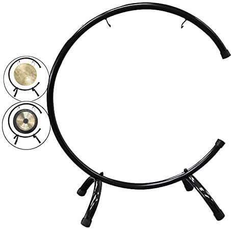 Chinas Kampf gegen Musikinstrumente Kupfergang, Gongständer, C-Rahmen Gongrahmen, Es ist das perfekte Zubehör(90cm)
