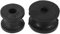 CLISPEED 2pc Ceiling Fan Accessories Wall Pulley System Vintage Wall Ceiling Mount Pulleys Ceiling Fan Mounting Pulley Hanging Pulley Component Pulley Wheel for Pendant Light Black Rubber
