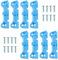 Micro Traders 8Pcs CPU Fan Retainer Bracket Base Compatible with AMD AM2 940 CPU FM1/2/2+/3 Motherboards Heatsink