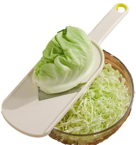 Trituradora y rebanadora de repollo, cortador de verduras de acero inoxidable, trituradora de ensalada, lechuga, cebolla, picadora multiusos para repollo, lechuga y cebolla