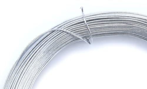 Alambre - galvanizado, 0.7 mm de diámetro, 50 m de longitud, resistente a la corrosión, ideal para construcción y proyectos de ferretería.*