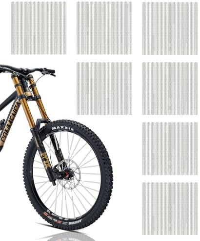 SUCCEFORT 84 Stück Bunte Speichenreflektoren Fahrrad Set, 360°Sichtbarkeit Reflektoren, 7 Farben Speichenreflektoren Fahrrad, Einfache Montage und Demontage für Speichenfahrrad