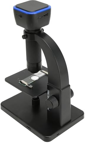 Yctze WiFi-Digitalmikroskop mit Zwei Linsen – 5 MP, 2000-fache Vergrößerung, USB- und WiFi-Verbindung, Ideal für Leiterplatten, Anlagen und Laborgebrauch