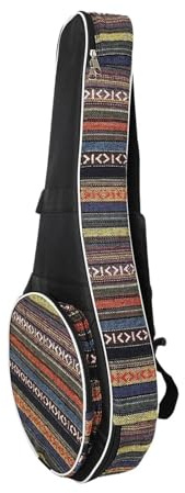 Banjo-Koffer Mandoline-Tasche, Oxford-Stoff-Rucksack, Mandoline-Handtasche, Baumwolle, verdickt, handgehalten, doppelte Schulter, Ethno-Stil, Mandala-Tasche