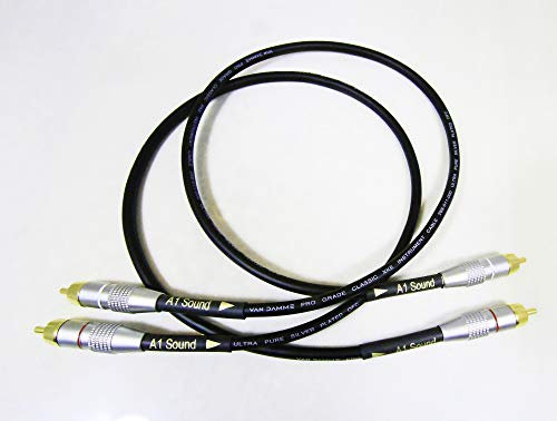 Van Damme Black Ultra X Audio Interconnect 1 Metre Pair