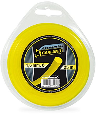 Garland 71021R2516 - Dispensador nylon redondo 25 m./1,6 mm. Ø para Desbrozadora