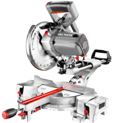 Graphite Handkreissäge 1800 Watt mit Laser, Geschwindigkeit: 4800 U/min mit der Funktion von Verrutschen