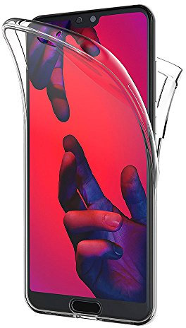 AICEK Huawei P20 Pro Hülle, Schwarz Silikon Handyhülle für Huawei P20 Pro Schutzhülle Karbon Optik Soft Case (6,1 Zoll)