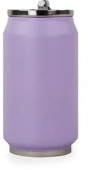 Yoko Design Canette Isotherme Double Paroi en Acier Inoxydable, sans BPA, Gourde réutilisable éco-responsable pour Eau, Sport, Enfant, Bureau, Voyage 280 mL Lavande pastel