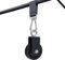 Taeku Carrucola Palestra, Carrucola per Sollevamento Cavo Puleggia Carrucole con Cinghia di Sospensione per DIY Home Gym Accessori (9CM)