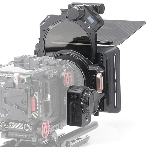 Tilta Matte Box Mirage Kit VND Motorizzato per Fotocamere DSLR Mirrorless | Filtro ND Variabile 95mm 0.3-2.7 con Telaio 95mm, Controller Wireless, Motore Wireless MB-T16-B