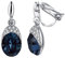 Vogem Ohrclips Ohne Ohrloecher Zirkonia Ohrringe Klips Damen Blau Hypoallergen Nickelfrei Modeschmuck