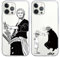 Eouine 2 Stück Handyhülle für iPhone 12 Pro/iPhone 12 Hülle 6.1'' Anime Jungs Gear 5 Nika Zoro Hülle, Transparent Manga Cool Muster Schutzhülle Weiche Stoßfest TPU Silikon Cover für iPhone12