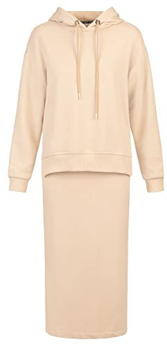 APART Fashion Damen Strickset Suit - Skirt Set, Beige, 40 EU