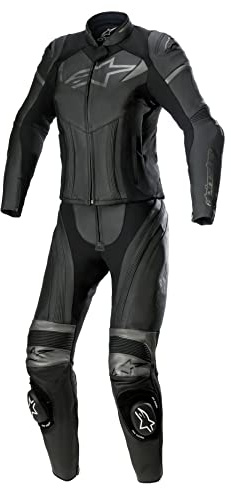 Alpinestars Stella GP Plus Ladies Two Piece Motorcycle Leather Suit, black/gray, 42