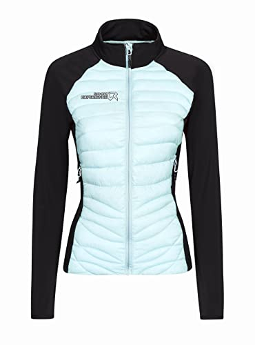 Rock Experience REWJ06001 TEQUILA HYBRID Jacket Women's 2285 Quiet Tide+0208 Caviar XL