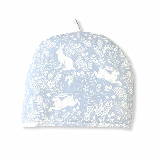 Le Chateau Textiles William Morris Inspired Forest Life Light Blue Tea Cosy