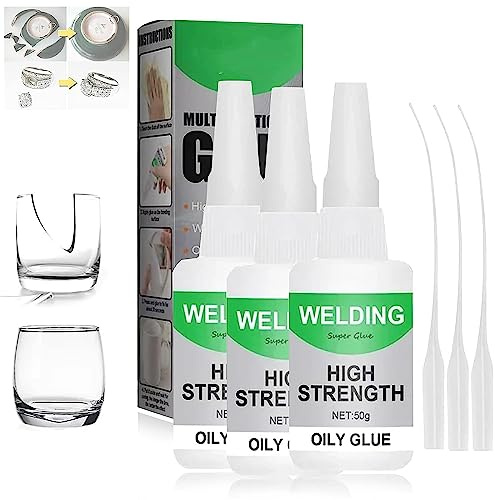 Jue Fish Glue - Jue Fish Multifunctional Glue, Jue Fish Universal Super Welding High-Strength Oily Glue,All Purpose Super Glue Extra Strength,Shoe Glue Repair Adhesive for Fast Repair&Curing (3 Pcs)