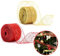 SALADOCY 2 Pièces Rouleaux de Ruban de Noël, Ruban Décoratif de Noël 20M, Rubans de Noël pour Décoration de Sapin de Noël