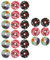 CHILDWEET Record Player Car Air Freshener Refills Pcs Vinyl Scented Discs Aromatherapy Car Fragrance Pads