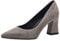 Tamaris Damen Pumps Leder Blockabsatz bequem; Light Grey, EU 39