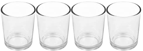 Zerodeko 4piezas Copa para Velas Decoración para Candelabros Adornos para Candelabros para Decoración De Velas De Escritorio Eventos o Hogares