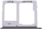 Ricambio Compatibile con Samsung Galaxy Tab S5e SM-T725 Carrello Vassoio Alloggio Supporto Adattatore Slot Porta Card Carrello per Scheda SIM + vano Memoria Micro SD (Nero)